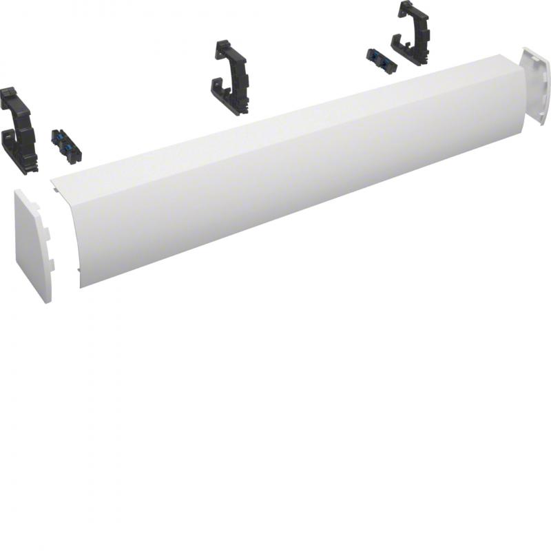 Hager Kabelrangierkanal, 5-feldig, aufsteckbar, H x B x T176 x 1300 x 135 mm, RA