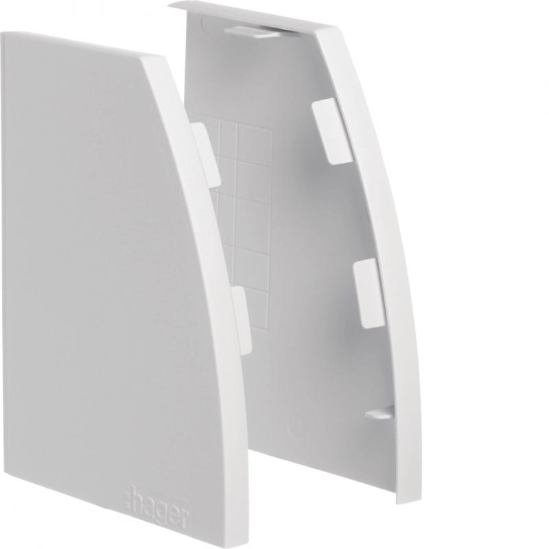 Hager Endplatten-Set,re/li,für Rangierkanal