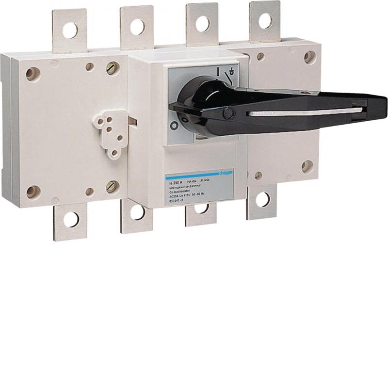 Hager Lasttrennschalter 4P 250A Trennungsanz.