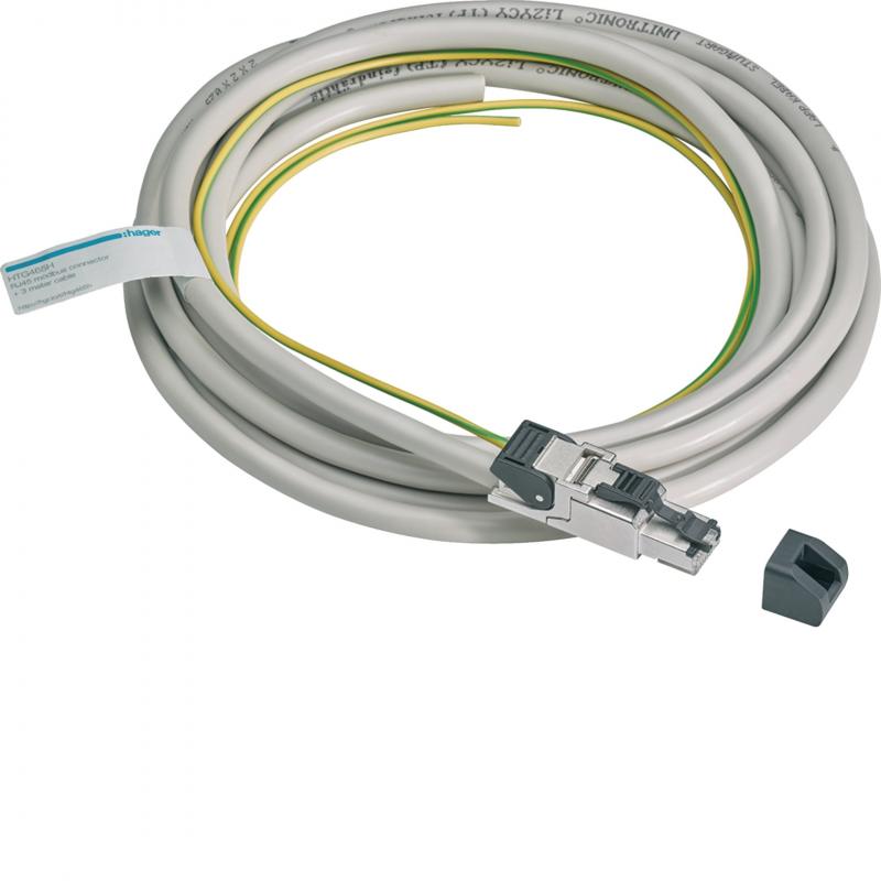 Hager Modbus-Kabel 3 m mit RJ45-Stecker