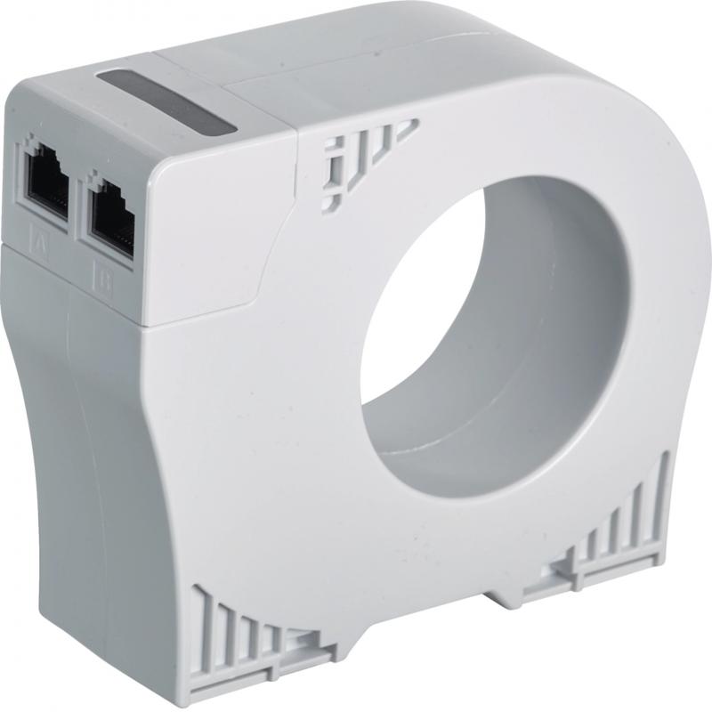 Hager FI-Wandler Rund Öffnungsdurchmesser 55 mm für Relais HR551/HR554, RJ45-Buc