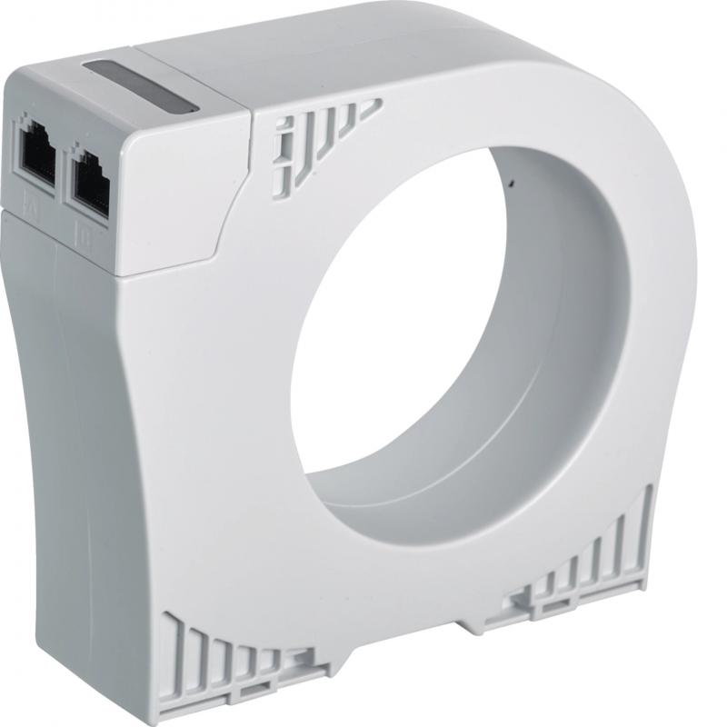 Hager FI-Wandler Rund Öffnungsdurchmesser 80 mm für Relais HR551/HR554, RJ45-Buc