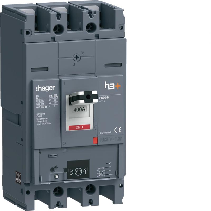 Hager Leistungsch. h3+ P630 Energy 3x400A 40kA
