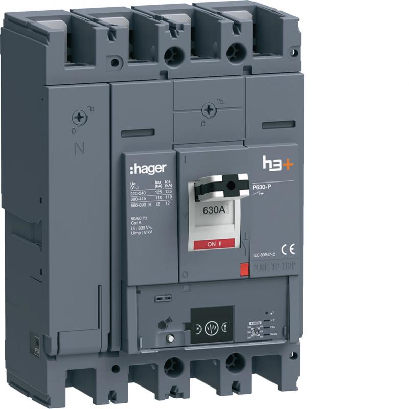 Hager Leistungsc. h3+ P630 Energy 4x630A 110kA