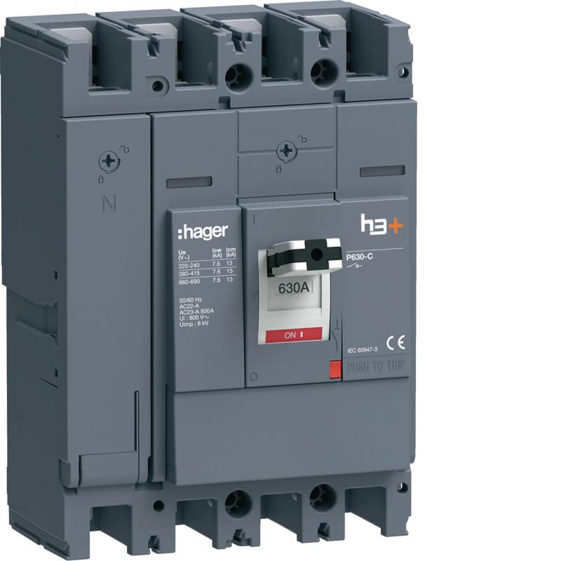 Hager Lasttrennschalter h3+ P630 4x630A
