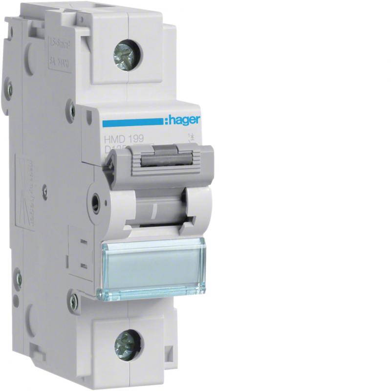 Hager LS-Schalter 1 polig 15kA D-125A 1.5M