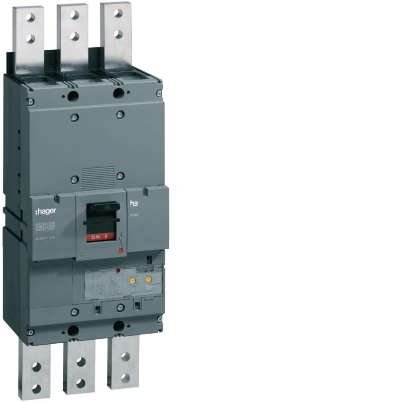 Hager Leistungsschalt. h1600 3P 50kA 1600A LSI