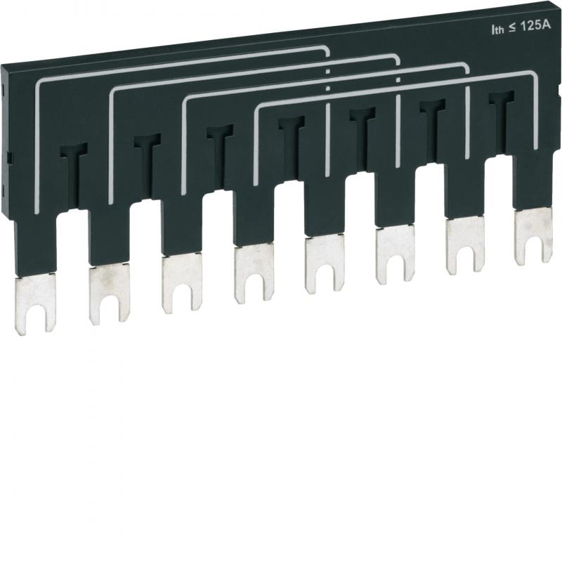 Hager Überbrückungsschienen 2x4P 63-125A