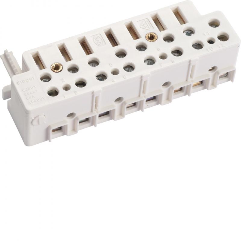 Hager Zählersteckklemme, univers Z, Drehstrom 63 A, sperrbar, mit TRE-Anschlussk