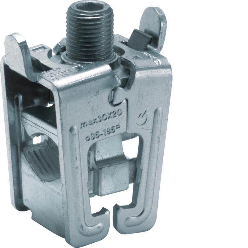 Hager Sammelschienenklemme 95-185 mm², für Sammelschienen 20-30x5-10 mm, Al/Cu-L