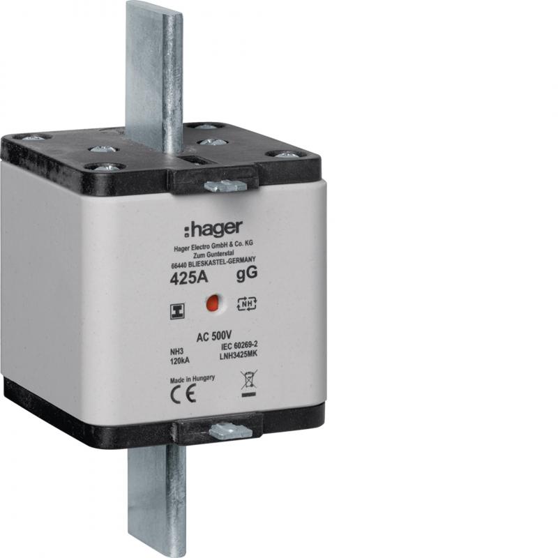 Hager NH-Sicherung NH3 gG 500V 425A Iso-Griff