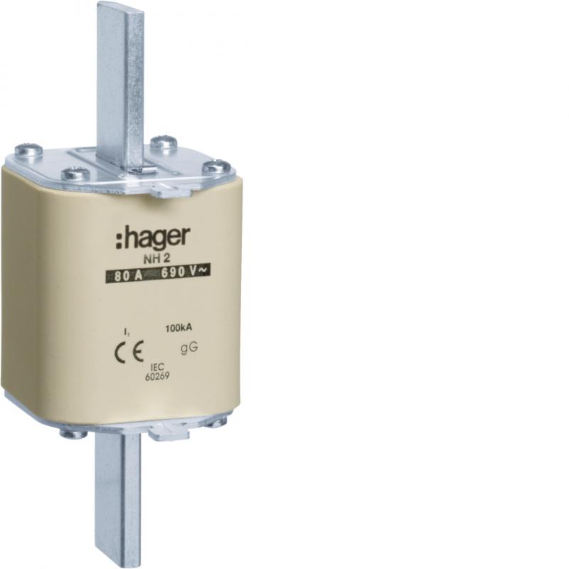 Hager NH-Sicherung NH2C gG 690V 80A K-Melder