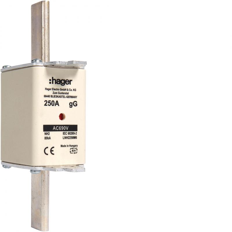 Hager NH-Sicherung NH2C gG 690V 250A K-Melder