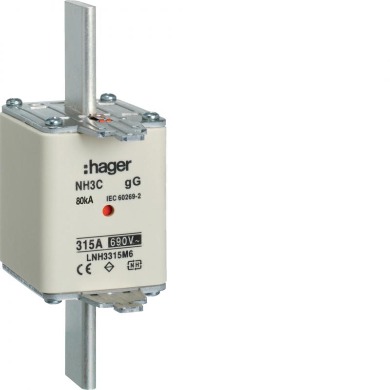 Hager NH-Sicherung NH3C gG 690V 315A K-Melder