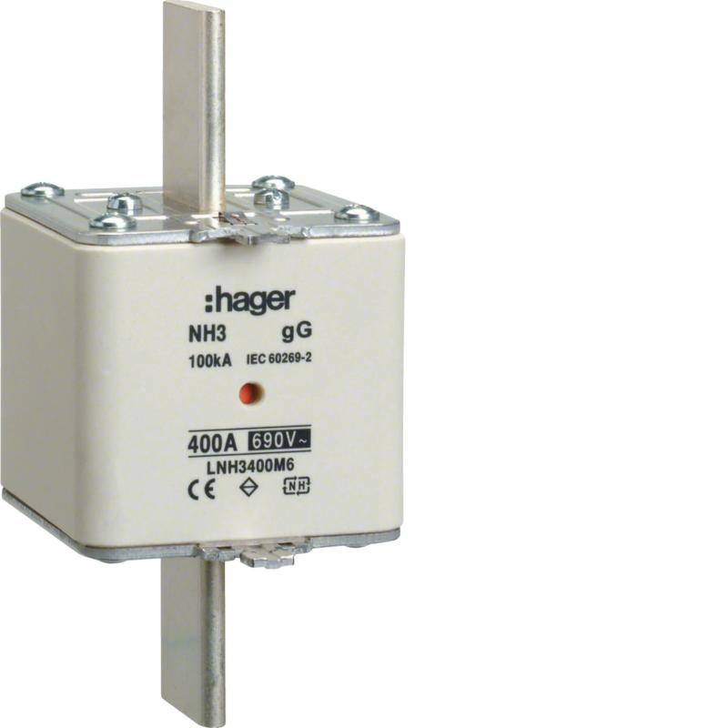 Hager NH-Sicherung NH3 gG 690V 400A K-Melder