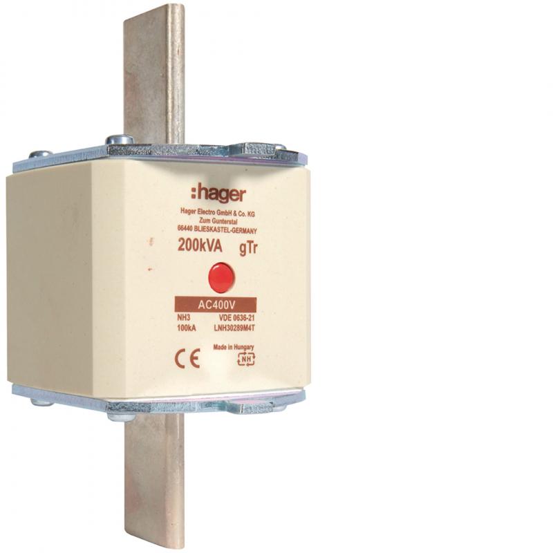 Hager NH-Sicherung NH3 gTr 400V 200kVA 289A M