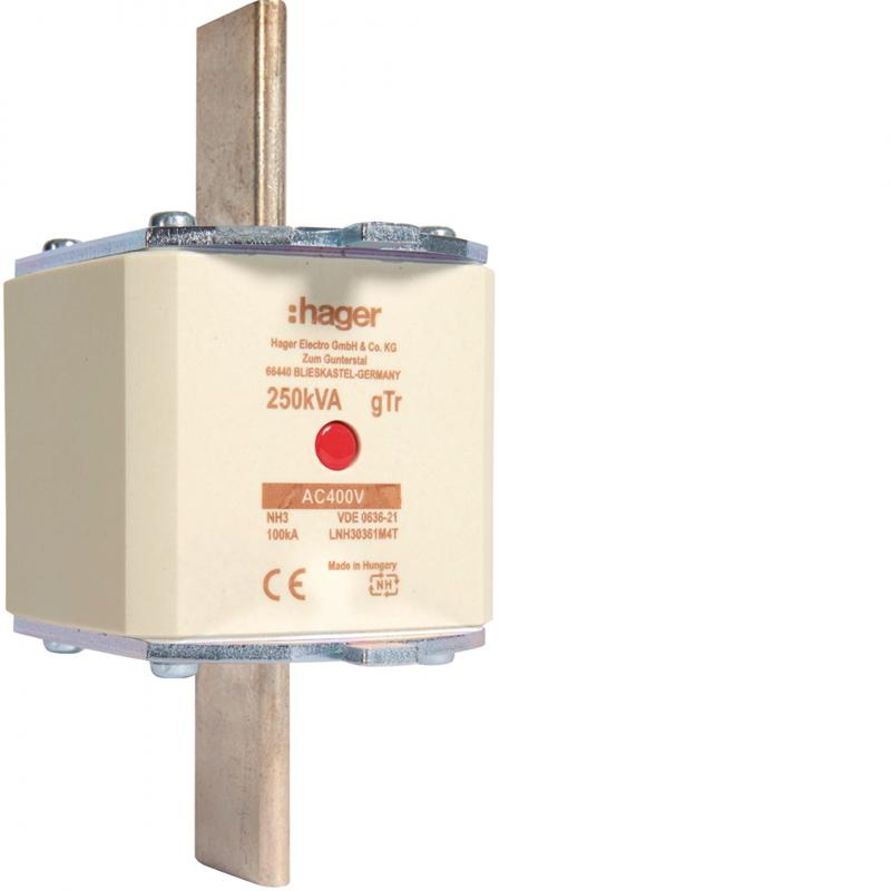 Hager NH-Sicherung NH3 gTr 400V 250kVA 361A M