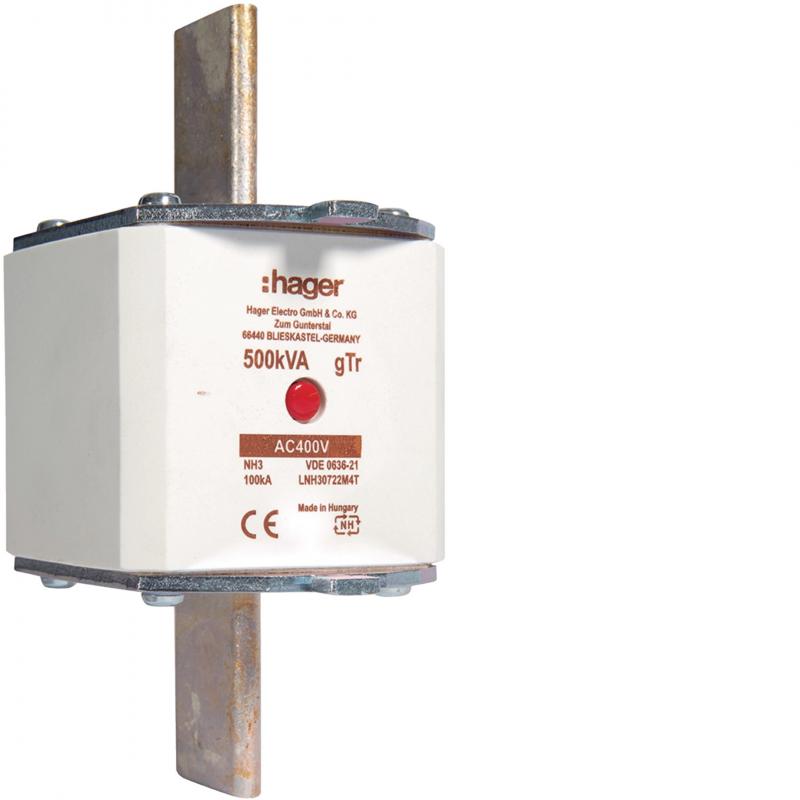 Hager NH-Sicherung NH3 gTr 400V 500kVA 722A M