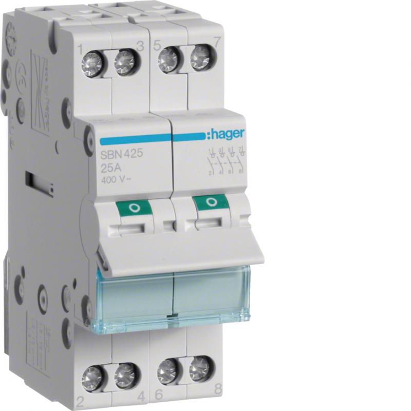 Hager Ausschalter 25A 4S 400V AC 2PLE