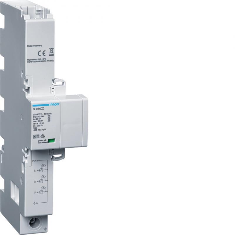Hager Kombiableiter T1+T2+T3 3P 12,5kA TNC