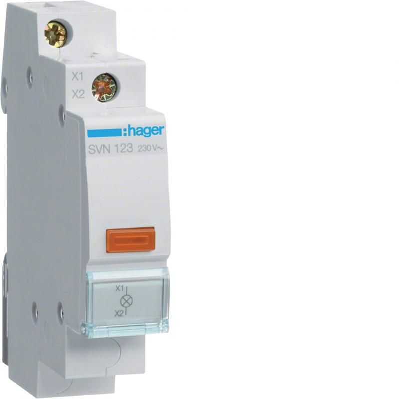 Hager LED Leuchtmelder orange 230V AC 1PLE