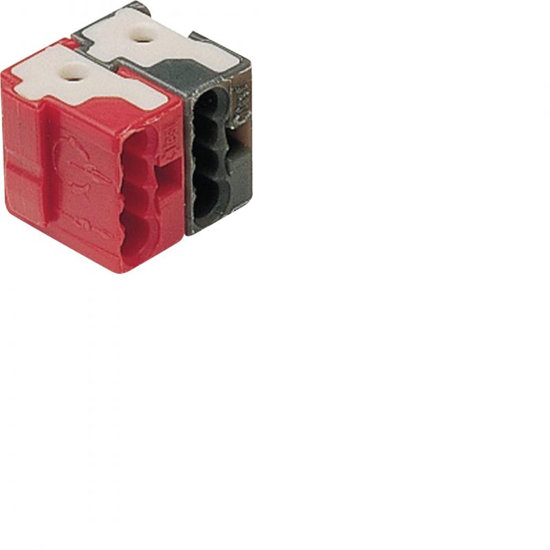 Hager Bussteckklemmen KNX, 2polig, rot/schwarz