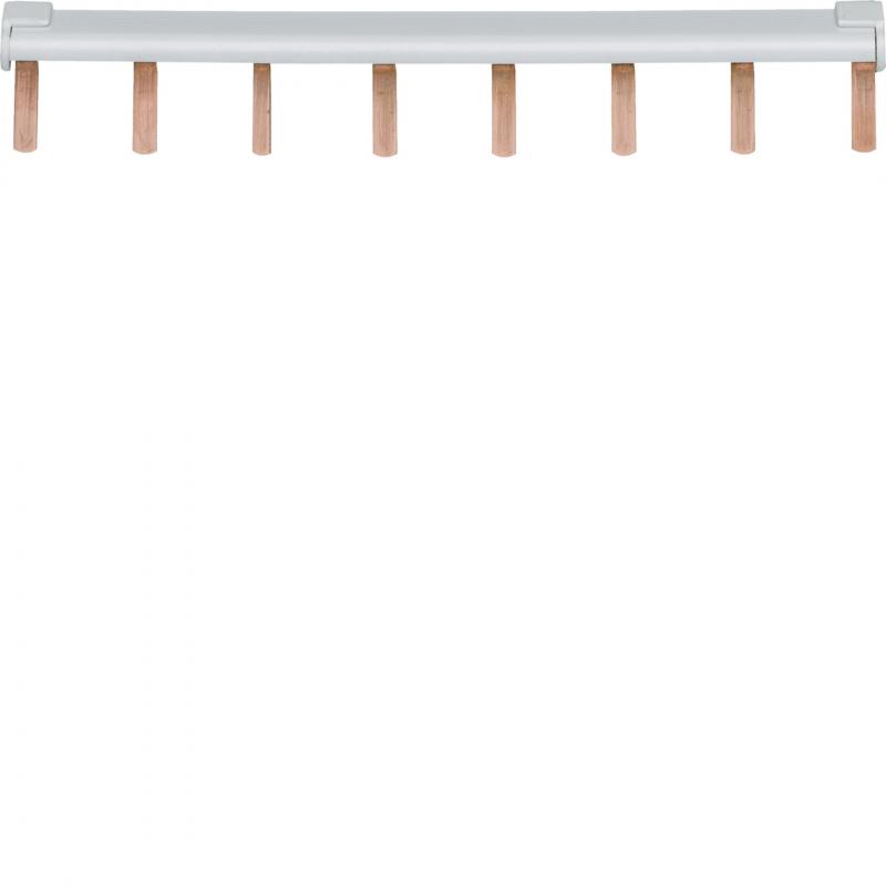 Hager Phasenschienen(2),6mm²,8 Pole,Endkappen