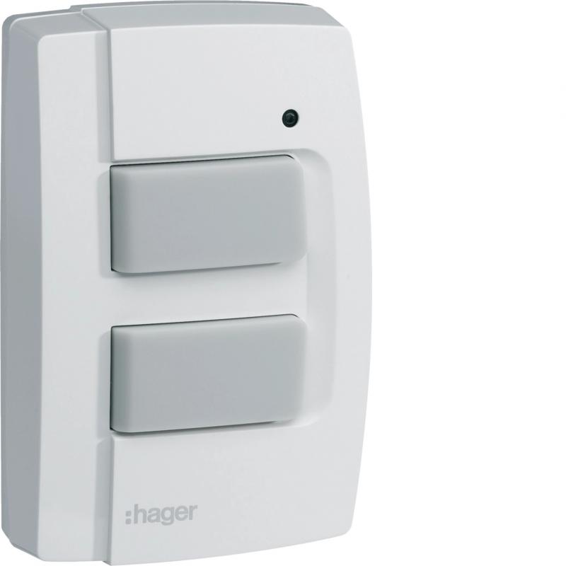 Hager Funk AP 2fach Tastsensor IP55, q.-link