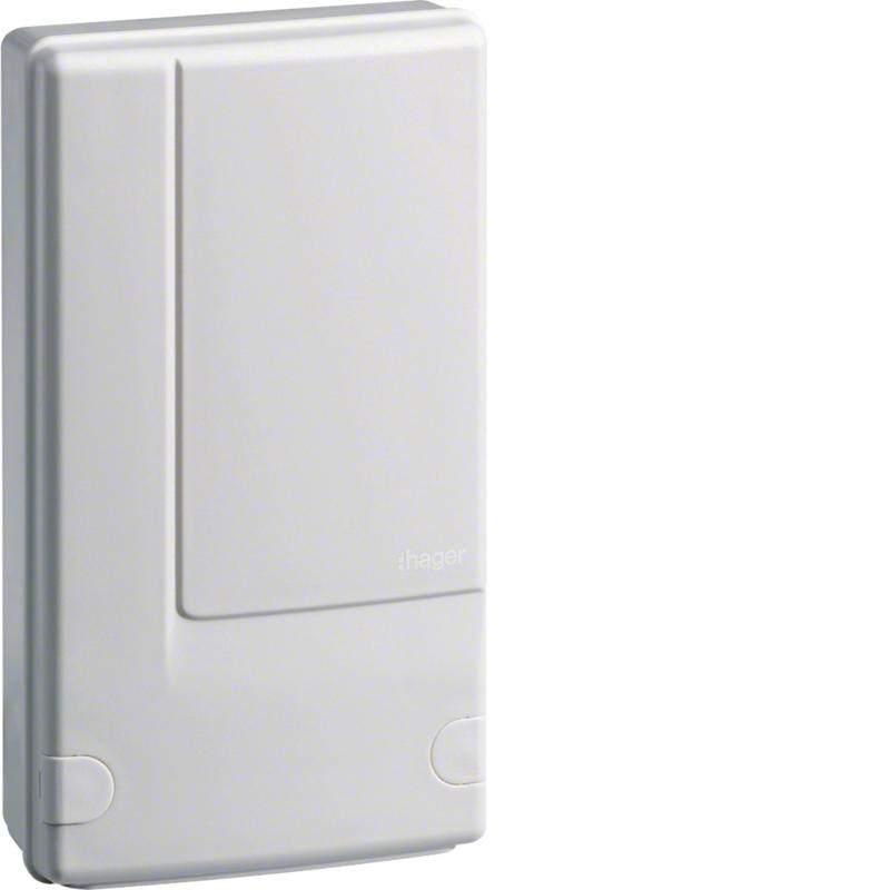 Hager Funk AP Ausgang 1 f. IP55 10A, q.-link