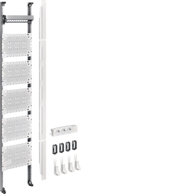 Hager Komplettfeld Multimedia, univers Z, 1350 mm, 1-feld, ohne Patchmodule