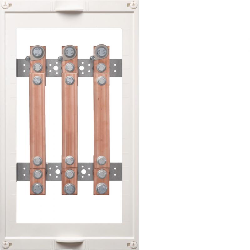 Hager Wandlerbaust, UniN, 450x250 mm, für Primärlaschen 180 mm, Lochabstand 150