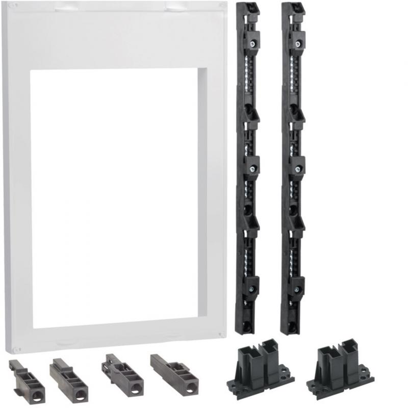 Hager Bausatz, univers N, 750x500mm, für 4 NH1-3 Leiste auf Sammelschienensystem