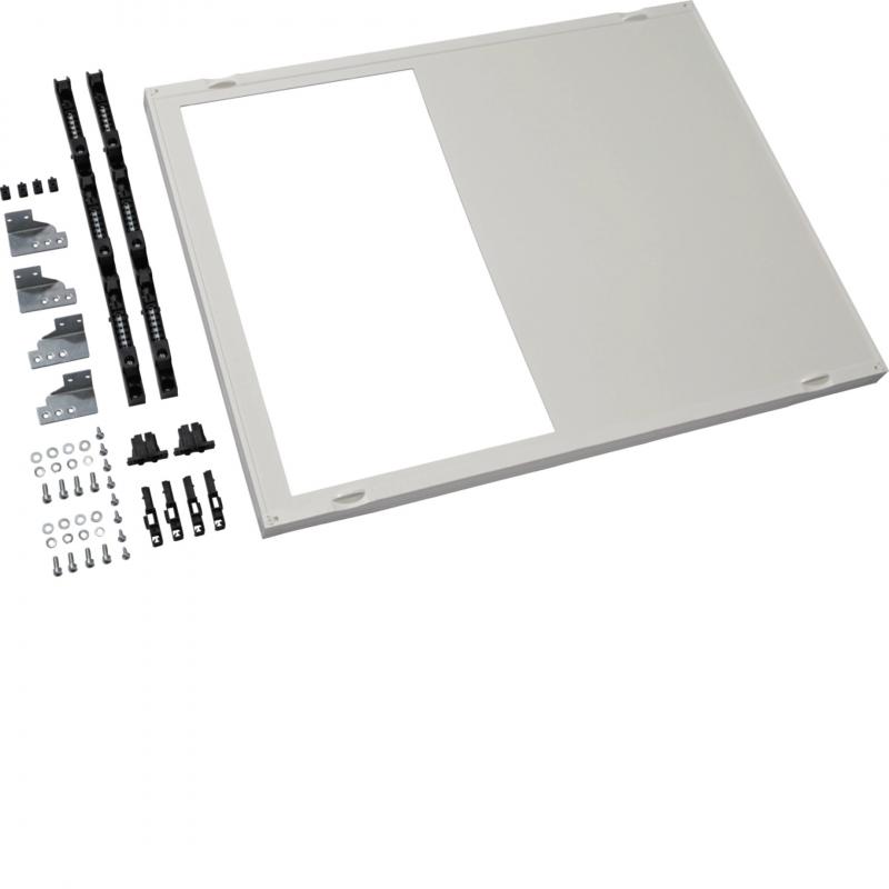 Hager Bausatz, univers N, 750x1000 mm, für 9 NH1-3 Trennerleiste auf SS/185 mm