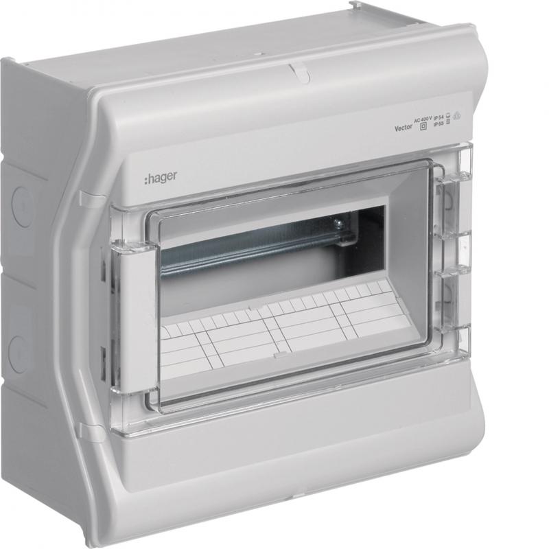 Hager Kleinvert., vector, APV, IP65, 12PLE