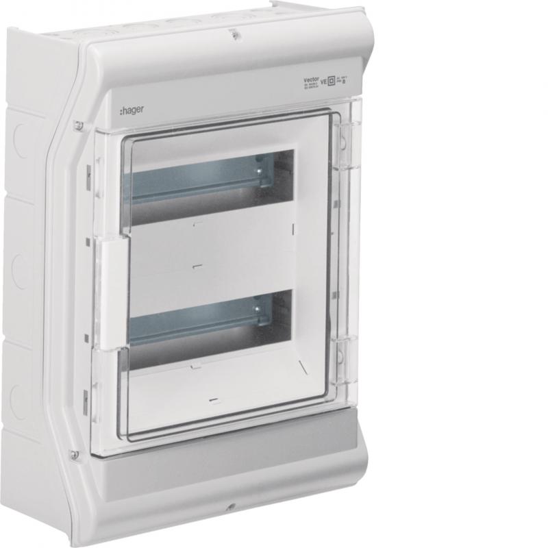 Hager Kleinvert., vector, APV, IP65, 24PLE
