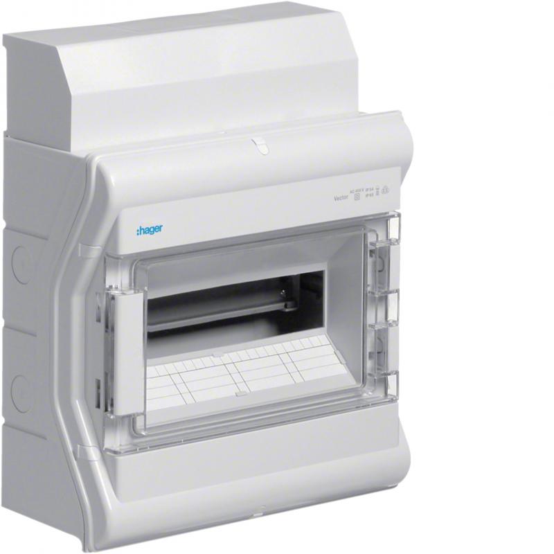 Hager Kleinvert., vector, APV, IP65, 12PLE
