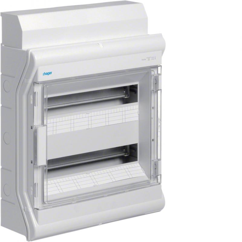 Hager Kleinvert., vector, APV, IP65, 36PLE