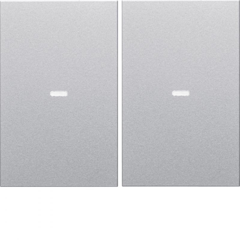 Berker 80960371 Abdeckung 2f. Tastsen.-Modul K.x Alu