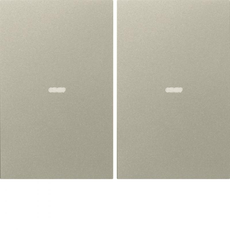 Berker 80960373 Abdeckung 2f. Tastsen.-Mod.K.x Edelst