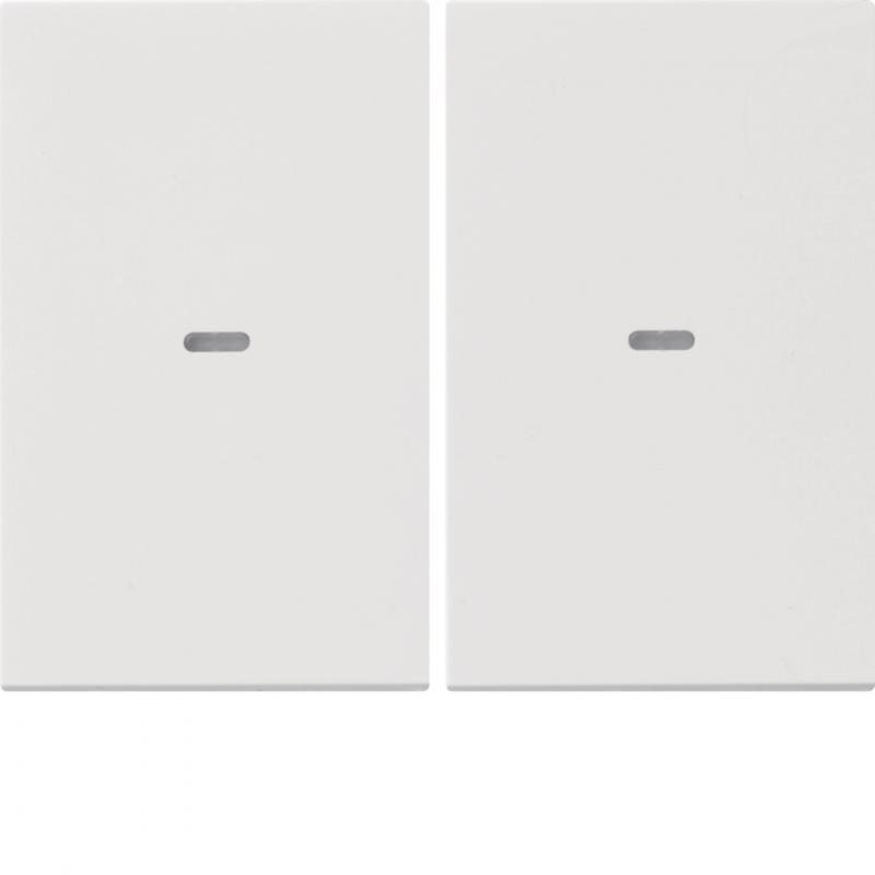 Berker 80960379 Abdeckung 2f. Tastsen.-Modul K.x pw