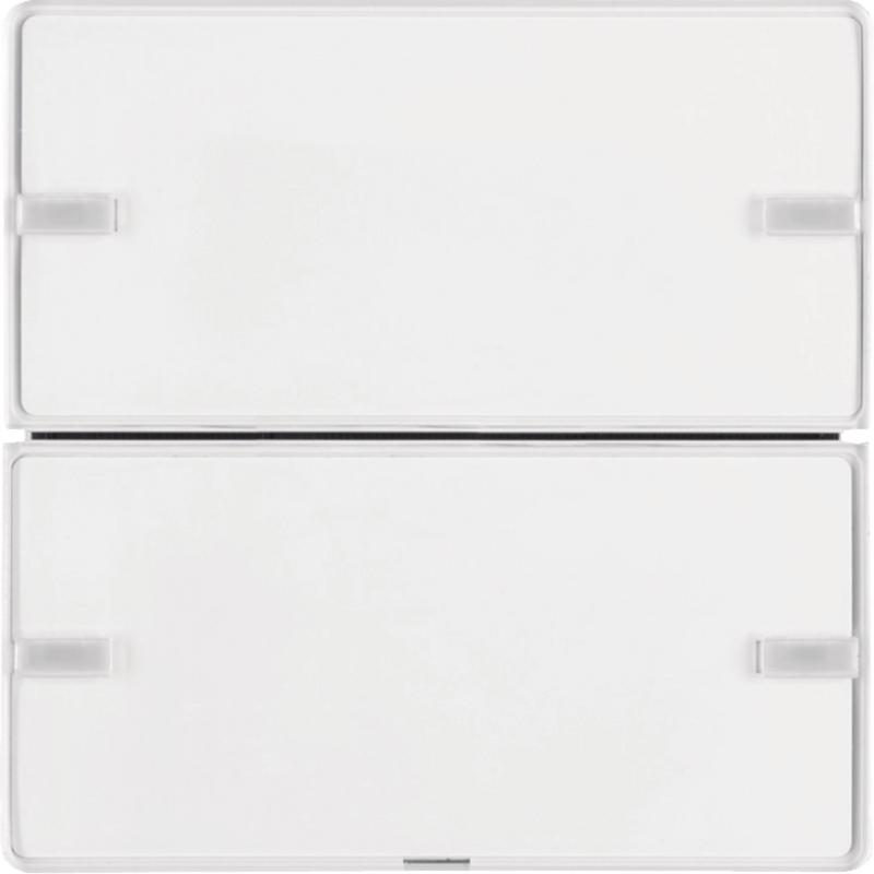 Berker 80142329 KNX Tastsensor 2-fach Komfort m. Beschriftungsfeld KNX Q.x polar