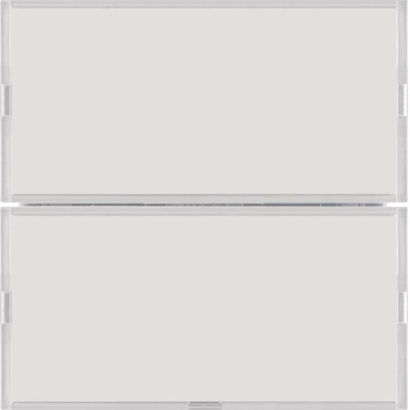 Berker 80162780 KNX Tastsensor 2fach Komfort mit Beschriftungsfeld KNX S.1/B.x w