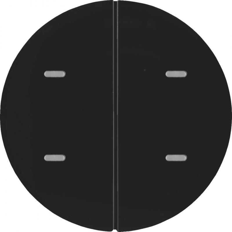 Berker 80162865 Tastsensor 2f Komf KNX R.x sw glän