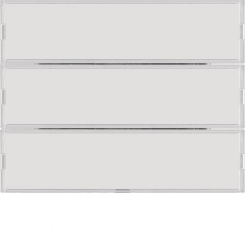 Berker 80163770 KNX Tastsensor 3-fach Komfort mit Beschriftungsfeld KNX K.1 pola