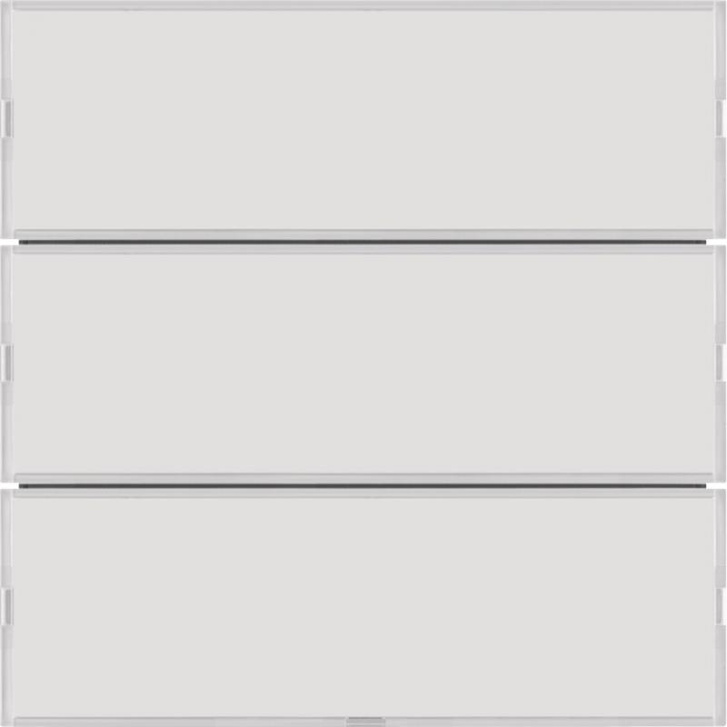 Berker 80163780 Tastsensor 3fach Komfort mit Beschriftungsfeld KNX S.1/B.x weiß/