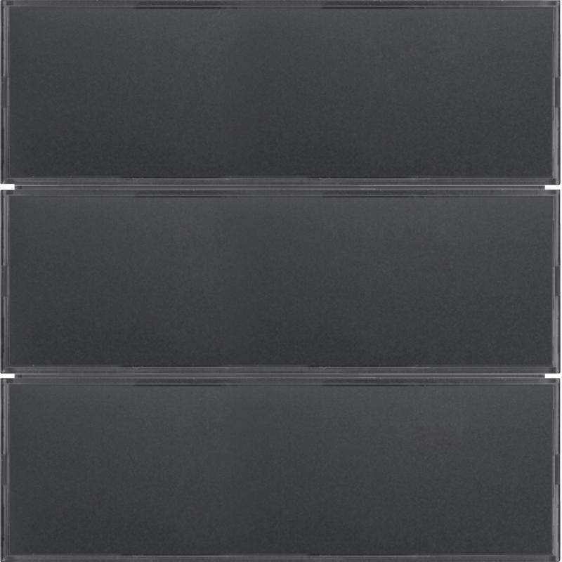 Berker 80163785 KNX Tastsensor 3-fach Komfort mit Beschriftungsfeld KNX S.1/B.x