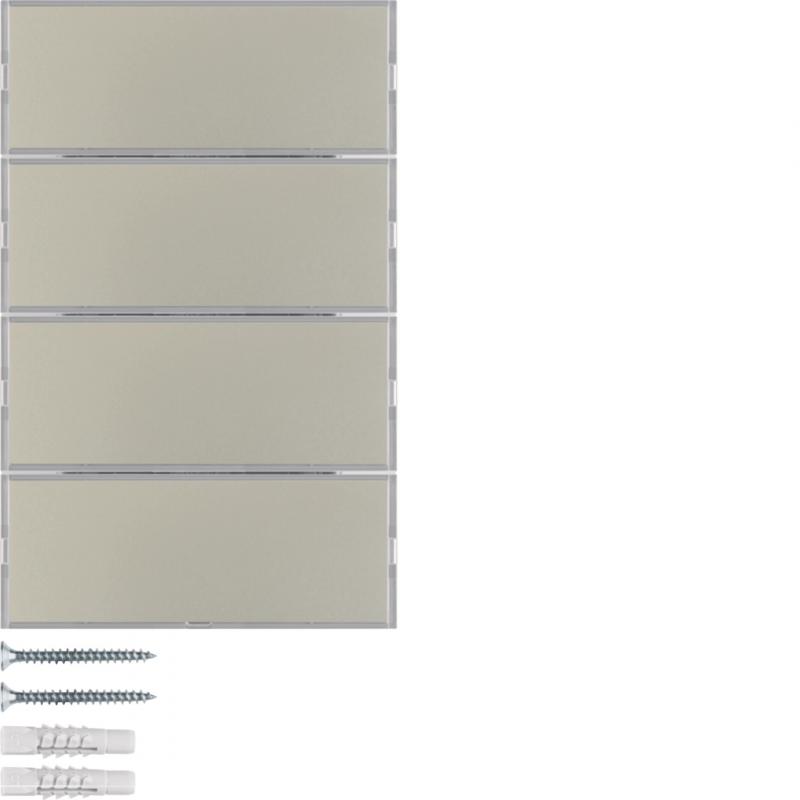 Berker 80164773 Tastsensor 4f Komf m BF KNX K.5 Es matt
