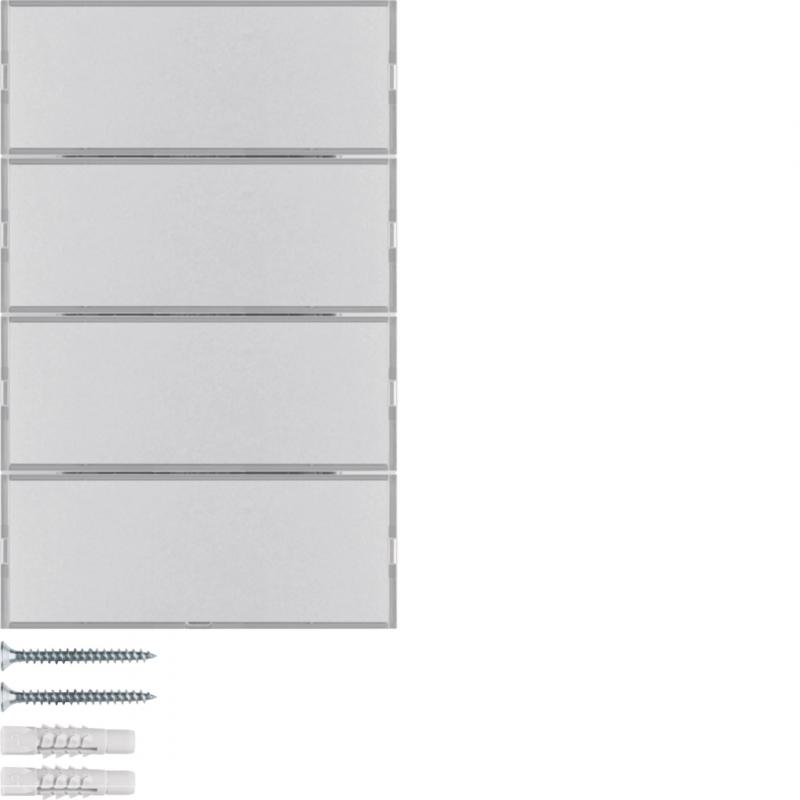 Berker 80164774 Tastsensor 4f Komf m BF KNX K.5 alu matt