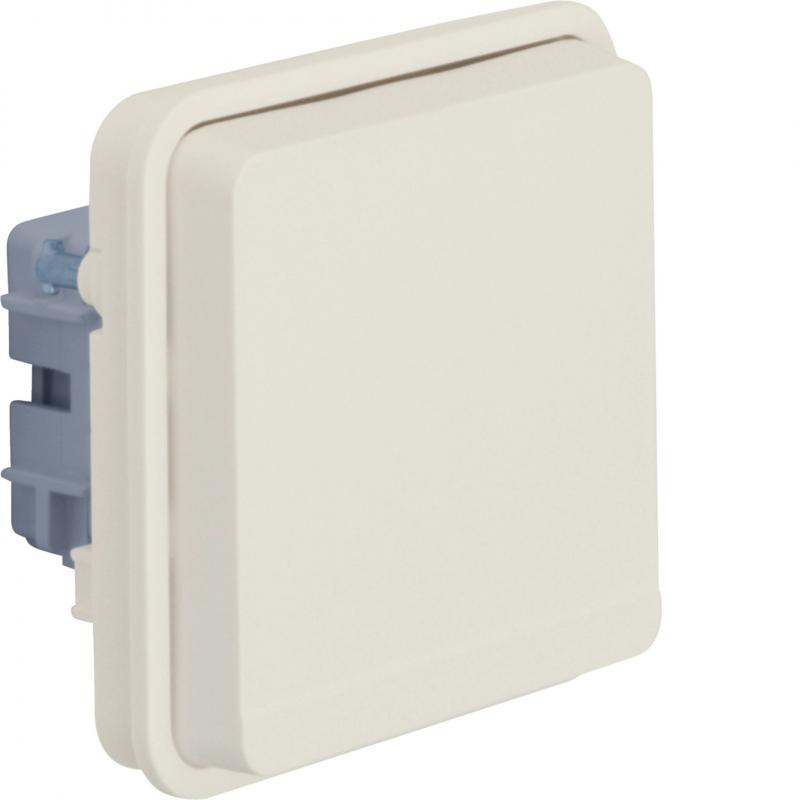 Hager Steckdosen-Eins SCHUKO m KD BS W.1 pw