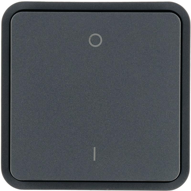 Hager Wippe 1f f Taster BA 0/1 AP W.1 gr